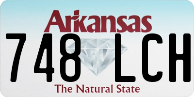 AR license plate 748LCH