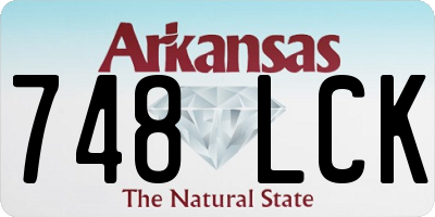 AR license plate 748LCK