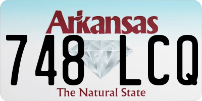 AR license plate 748LCQ