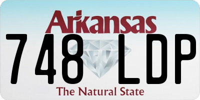 AR license plate 748LDP