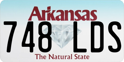 AR license plate 748LDS