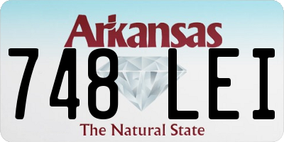 AR license plate 748LEI