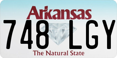 AR license plate 748LGY