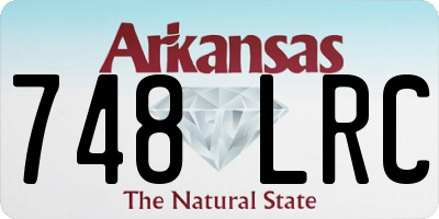 AR license plate 748LRC