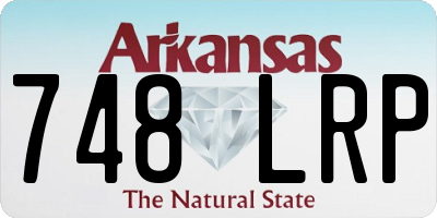 AR license plate 748LRP
