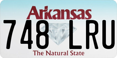 AR license plate 748LRU