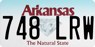 AR license plate 748LRW