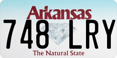 AR license plate 748LRY