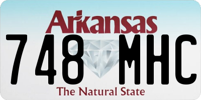 AR license plate 748MHC