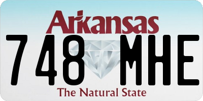 AR license plate 748MHE