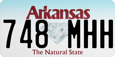 AR license plate 748MHH