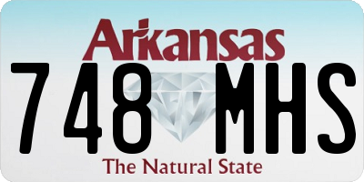 AR license plate 748MHS