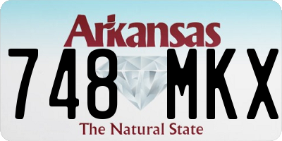AR license plate 748MKX
