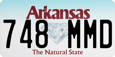 AR license plate 748MMD