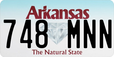 AR license plate 748MNN
