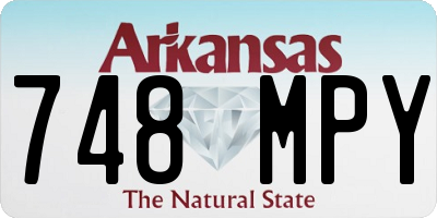 AR license plate 748MPY