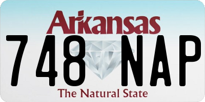 AR license plate 748NAP