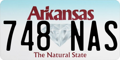 AR license plate 748NAS