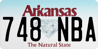 AR license plate 748NBA