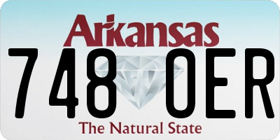 AR license plate 748OER