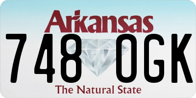 AR license plate 748OGK