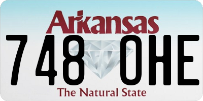 AR license plate 748OHE