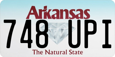 AR license plate 748UPI