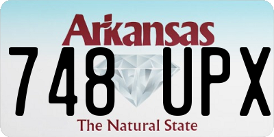 AR license plate 748UPX