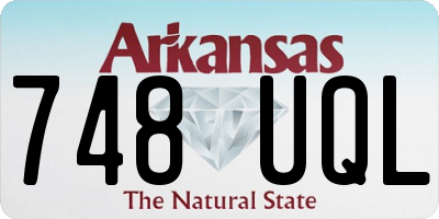 AR license plate 748UQL