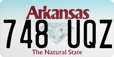 AR license plate 748UQZ