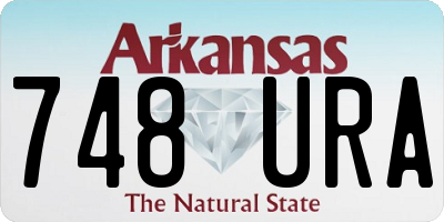 AR license plate 748URA
