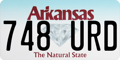 AR license plate 748URD