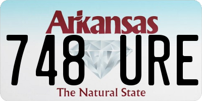 AR license plate 748URE