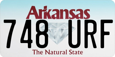 AR license plate 748URF