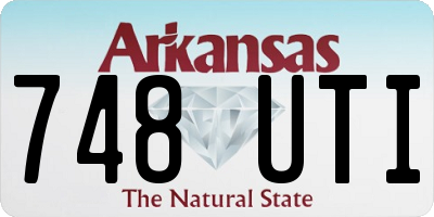AR license plate 748UTI