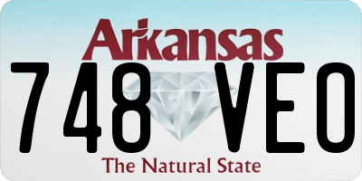 AR license plate 748VEO