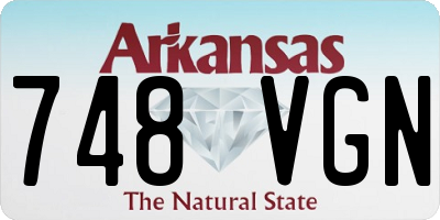 AR license plate 748VGN