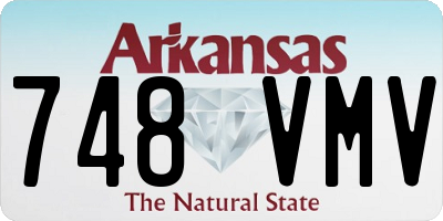 AR license plate 748VMV
