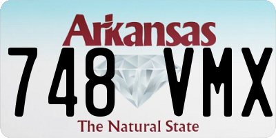 AR license plate 748VMX
