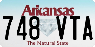 AR license plate 748VTA