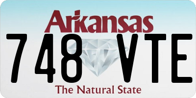 AR license plate 748VTE