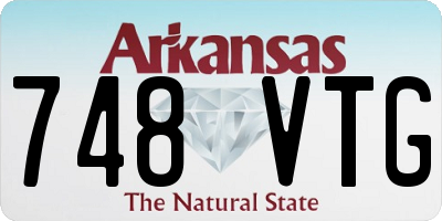 AR license plate 748VTG