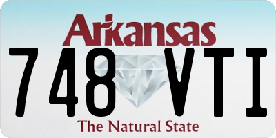 AR license plate 748VTI