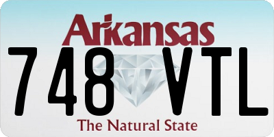 AR license plate 748VTL