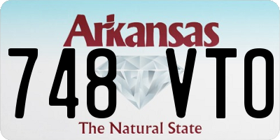 AR license plate 748VTO