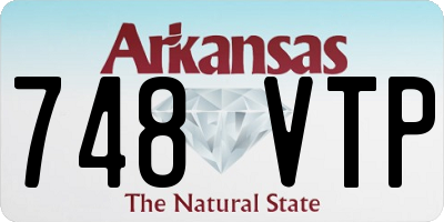 AR license plate 748VTP