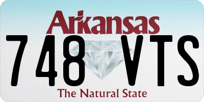 AR license plate 748VTS