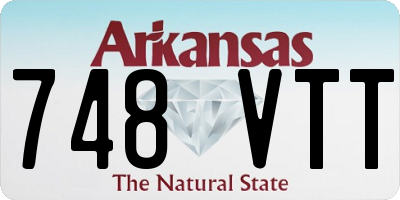 AR license plate 748VTT