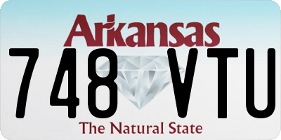 AR license plate 748VTU