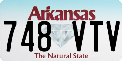 AR license plate 748VTV